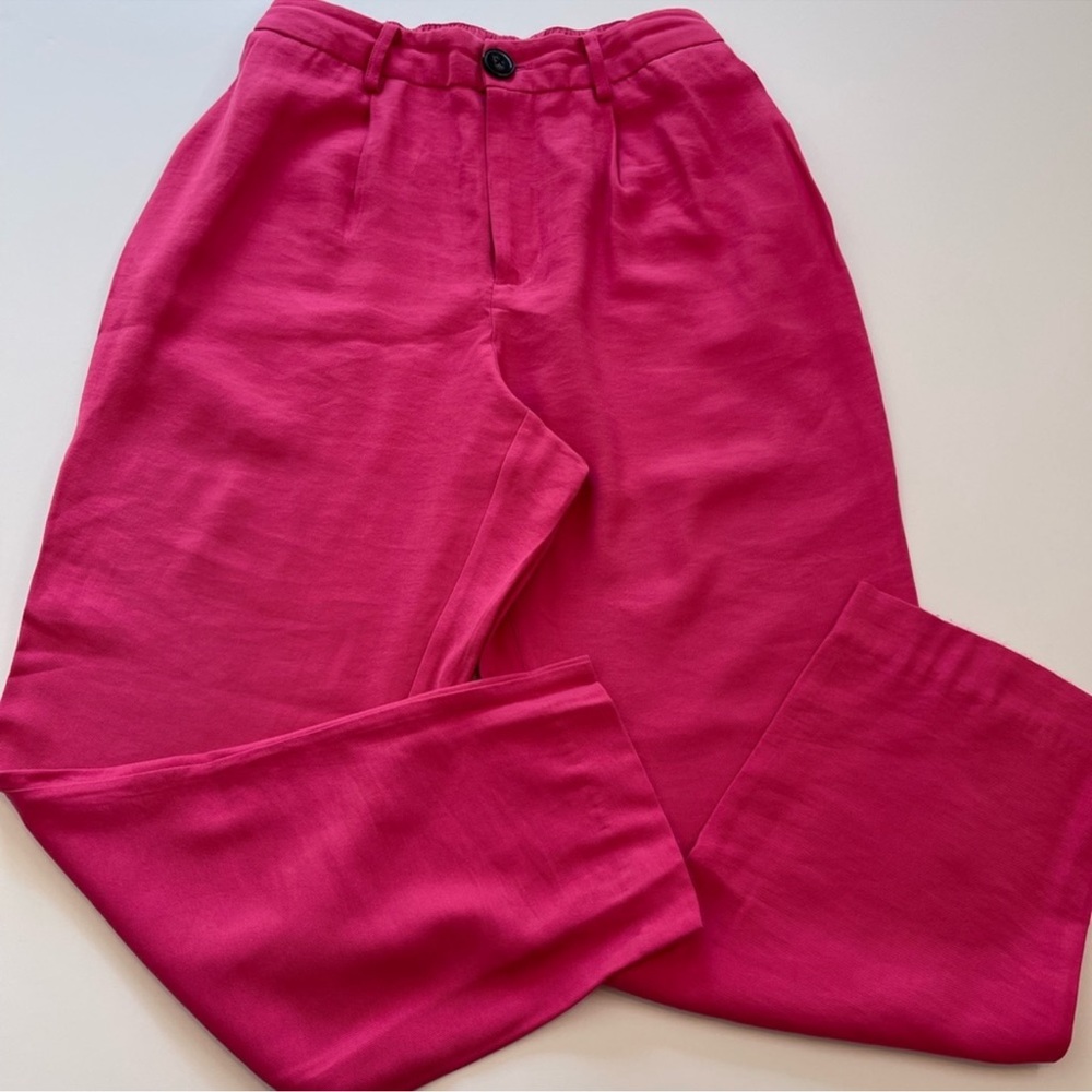 A New Day Bright Pink Trouser Tapered Cropped Women’s Size XS - Picture 3 of 10